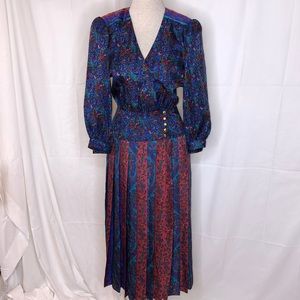 🔹Vintage Richard Warren for Nieman Marcus Silk Dress